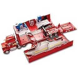 Cars 3 Mack Supercamión-Pista, Coches de Juguete Mattel FTT93