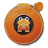 Rana animal moneda cambio/funda/Monedero de piel auténtica * VANCA * Hecho a mano en Japón