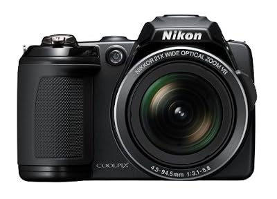 Nikon Coolpix L120 Appareil photo numérique compact 14,1 Mpix Ecran 3" Zoom optique 21x Noir