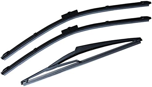 ACP Exact Specific Fit Front &amp; Rear Wiper Blades Window Windscreen Service Set