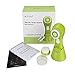 ACEVIVI Wateproof 2-in-1 Electric Facial Brush Cleansing System Massager Face Cleanser Brush with Stand Green, Vibration Type Cleansing Instrument