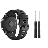 ❤Spezielles Design für Garmin Fenix 3 / Fenix 3 HR /Fenix 5x Sport Watch,Nicht für Garmin Fenix 5 Watch. Aus Klassisches Silikon,ist vergleichbar mit Original Sportarmband.