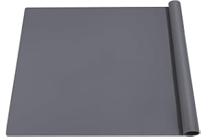 Xespis Tappetino in silicone grande, 70 x 50 cm, tappetino in silicone per resina epossidica, tappetino per bricolage, tappetino da pittura per bambini, tappetino multiuso in silicone antiscivolo,