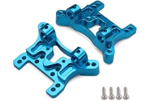 REFURBISHHOUSE pour WLtoys Mise à Niveau en MéTal Conseil D'Amortisseur A959-B A949 A959 A969 A979 K929 TéLéCommande PièCes de Voiture, Bleu
