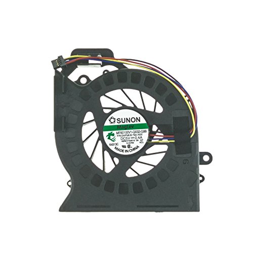 Ventilador - 643353-001 compatible con HP-Compaq Pavilion dv6-6000 | dv6-6070ep | DV6-6090es | DV6-6B13SS | DV6-6B15 | DV6-6B15SS | dv7-6000 | DV7-6090 | DV7-6090ES y part number 650797-001 | MF60120V1-C180-S9A