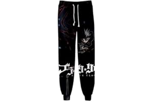 WANHONGYUE Anime Black Clover 3D Gedruckt Sweatpants Jogginghose Cosplay Kostüm Sporthosen Trousers Trainingsanzug