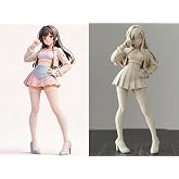 Anime Girl Figure Maker - Kendi Anime Kahramanını Boya: Yaratıcı Masa&uuml;st&uuml; Aksesuarı biblo fig&uuml;r