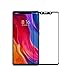 Produktbild QULLOO Xiaomi Mi 8 SE Panzerglas Schutzfolie Film, 2.5D 9H Verbesserte gehärtetes Glas Folie Blasenfrei Selbst Anti-Fingerabdruck für Xiaomi Mi 8SE Folie - Schwarz