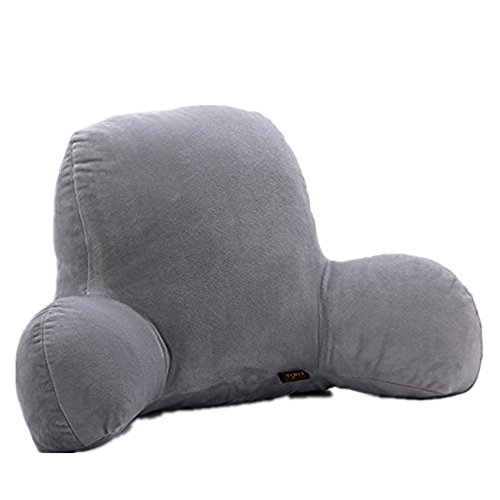 Colorfulworld Lendenkissen Stützkissen Bedrest Weich Plüsch Kissen für Auto, Bett, Büro-Stuhl und Sofa (65x40x26cm) (05)