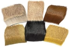 VENIARD Deer Hair, Short and Fine, Dyed, for fly tying, Deer Hair, Fly Tying (Black)