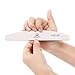 MAKARTT® 10pcs/ pack Professional Zebra Nail Files Washable Double Sided Emery Board 150/150 Grit Nail Buffering Files (150/150 Grit)