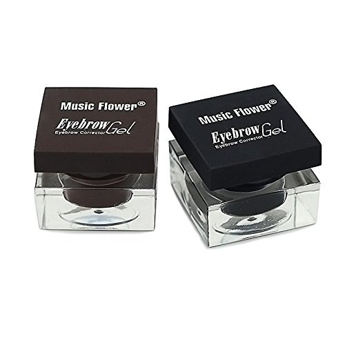 Ucanbe Cosmetics 3 in 1 Eyebrow & Eyeliner & Mascara Makeup Set black and dark brown