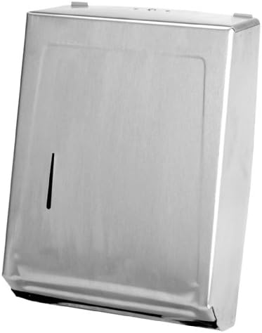 CMC 991C Heavy Gauge Steel Combo Towel Cabinet, 15-3/8" Height x 11-1/4" Width x 4-1/16" Depth, White (Case of 6)