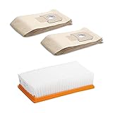 Marca: ONE. All by one!... ONE - Juego de filtros para aspiradora Kärcher NT 40/1, NT 45/1, NT 55/1, NT 611 (5-10 bolsas de filtro y 1 filtro de láminas)