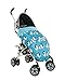 BundleBean GO Teal Penguin: universal waterproof footmuff, sling cover, carseat cosy, picnic mat