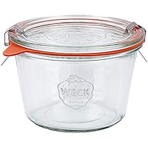 Lot 6 Pots Weck Pinces Caoutchouc Lot De 6 Pots Weck Tulipe 370ml