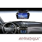 Autoxygen Car 7 inch Rear View Mirror LED Screen with Bluetooth and USB
