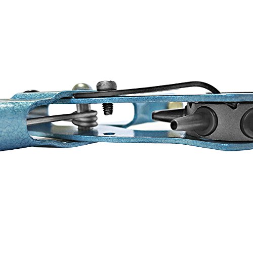 S&R Lochzange Präzision /MADE IN GERMANY / Revolverlochzange Pfeifzange M 225 mit 6 auswechselbaren Lochpfeifen 2 – 2,5 – 3 – 3,5 – 4 – 4,5 mm; Variozange - 4