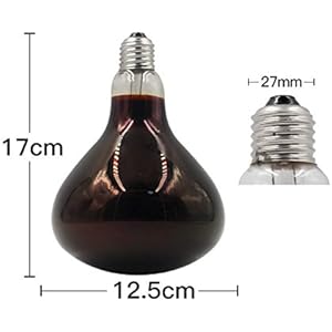 Pet Online Pet-heizung Lampe Reptilien füttern dicke Heizung Heizung Lampe, 100 Watt