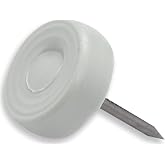 X-Perk Toprak &Ccedil;ivili Masa Sandalye Zemin Koruyucu Beyaz Plastik Ayak 25 Adet 16mm