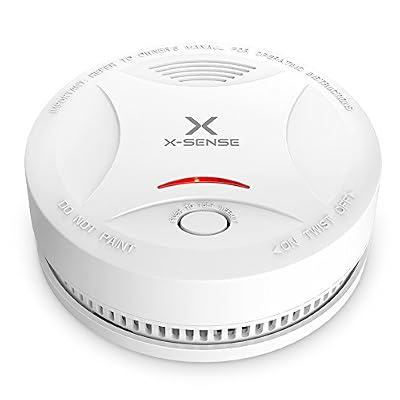 X-SENSE Détecteur de fumées SD13, Détecteur photoélectrique de fumée avec alarme intelligente contre l'incendie, Durée de vie de la pile de 10 ans, Agréé TÜV, EN 14604