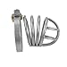 Produktbild SEE-X® Keuschheitsgürtel für Männer Steel Ring-Cage, Keuschheit Peniskäfig für ihn, BDSM Bondage Erotiktoy aus Edelstahl zur Penis-Fesselung #3215 (Cockcage-Ring Ø 5,20cm)