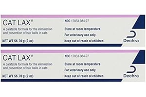 BUBBACARE Dechra Cat Lax Cat Hairball Remedies 2oz (2 Pack)