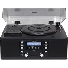 Teac LP-R500 Vinyl and Cassette Copy Station with AM/FM Radio - Black