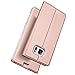 Produktbild Honghushop PU Leder Hülle Leather Case Wallet Cover for Galaxy S7 Edge Klapphülle Flip PU Ledercase Galaxy S7 Edge Rose Gold Tasche Schutzhülle Stand Hülle Etui Scratch Magnetverschluss Telefon-Kasten Handyhülle Bookstyle Handycover PU Leather Cases für Samsung Galaxy S7 Edge