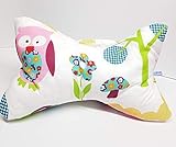 XL Nackenkissen Nackenrolle Nackenknochen Lesekissen Leseknochen Handmade Eule XL Nackenkissen Nackenrolle Nackenknochen Lesekissen Leseknochen Handmade Eule