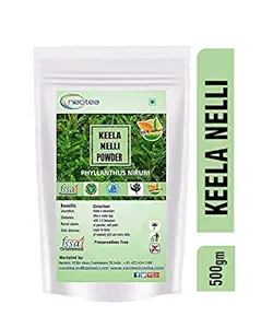 Neotea Keelanelli/Bhumyamalaki/Phyllanthus Niruri Powder - 500 Grams (pack of 10 x 50 gm)