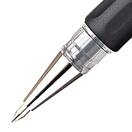 Pentel Hybrid Gel Grip Tintenroller 0,6 mm Schreibspitze 0,3 mm Strichbreite 12 Stück schwarz - 4