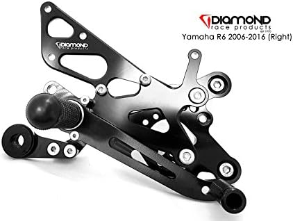 Diamond Race Products - Yamaha R6 2006+ Rearset footrest kit