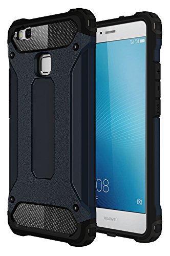 Huawei P9 Lite Funda Pasonomi Pesada Doble Capa Carcasa de Protecci n Hibrida Armadura Funda para Huawei P9 Lite Azul oscuro reviews Huawei P9 Lite Funda Pasonomi Pesada Doble Capa Carcasa de Protecci n Hibrida Armadura Funda para Huawei P9 Lite Azul oscuro