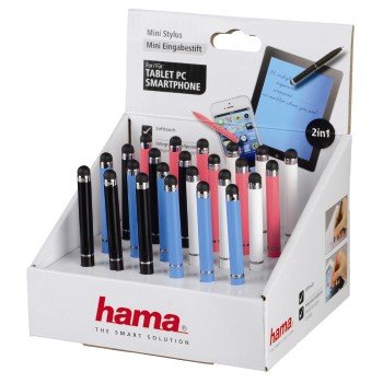 Hama 119447 Mini Stylus 2 in1 119446 Stylus zufällige Farbe