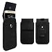 Produktbild ROYALZ Ledertasche für Samsung Galaxy S7 Edge Tasche Leder mit Gürtelclip Case Cover Schutztasche Handy-Zubehör Hülle schwarz