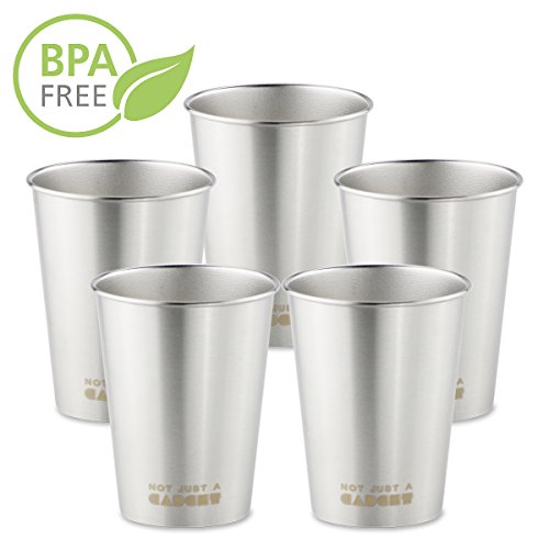 Edelstahl-Becher - 18/8 Lebensmittelechter Edelstahl für Campingbecher - Not Just A Gadget