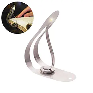Bonbela Portable Students LED Light Mini Novelty Clip Book Light Bookmark Lamp for Reading