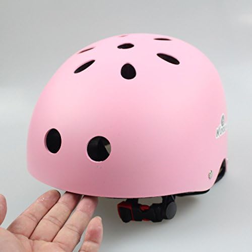 Matry Outdoor Sports Airflow Bike Helmet for Road &amp; Mountain Biking Hiking- Safety Certified Bicycle Helmets for Adult Men &amp; Women, Teen Boys &amp; Girls Kids Youth Adjustable Sports Protective Gear Set Safety Pad Safeguard ( Color : Pink , Size : M )
