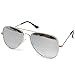 Silver Kartz UV400 Protection Classic Aviator Unisex Sunglasses (wy126|30|Off-White) RS.275.00