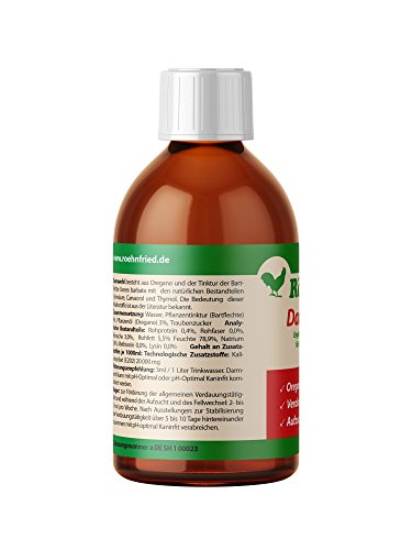 Röhnfried Darmwohl Nahrungsergänzung (250 ml) für Nager, Geflügel & Kleintiere, geförderte Verdauung & erleichterte Aufzucht, mit Oregano & Bartflechte - 2