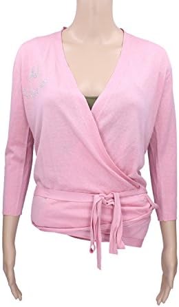 VICTORIA COUTURE SUMMERTIME Cardigan Women Size 42 Pink Cotton