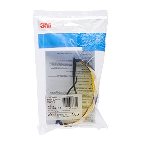 3M Maxim Schutzbrille Maxim2S, DX/UV, PC, gelb getönt, asphärische Scheiben - 5
