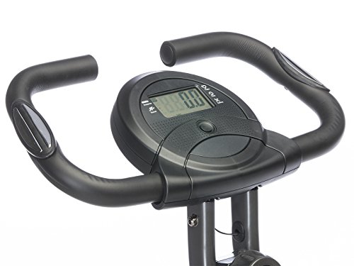 skandika Foldaway X-1000 Fitnessbike Heimtrainer klappbar mit Handpuls-Sensoren, 8-stufiger Magnetwiderstand, LCD Display ohne Rückenlehne - 5