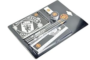 MANCHESTER UNITED F.C. Manchester United Football Club Official 7 Piece Stationery Set Reach Crest Badge Team School