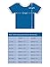 Organic Cotton Kids Pug T-Shirt | 9-10 Years | Blue | By Paw Prints