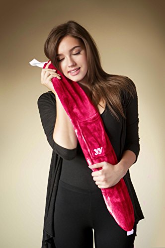 Yuyu, Fleece Hot Water Bottle, Plain Red