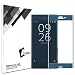 Produktbild Sony Xperia XZ Displayschutzfolie, AVIDET Hohe Qualität 3D vorgerundet PET HD Ultra-klar glasfolie Display Schutz Folie Vollschutz-mit ultra-Stärke, ultra-klare Transparenz für Sony Xperia XZ (Forest Blue)