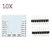 Price comparison product image ILS. - 10 pieces Serial Port WIFI ESP8266 Module Adapter Plate With IO Lead Out For ESP-07 ESP-08 ESP-12