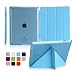 Produktbild Tancurry iPad Schutzhülle Tasche Backcover Chic Ipad Umgeklappt Hülle Mit Auto Schlaf Wach Funktionipad (iPad pro9.7, Hellblau)